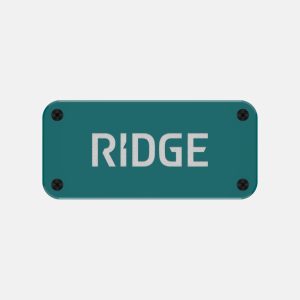Ridge Logo Plate - Desert Pine