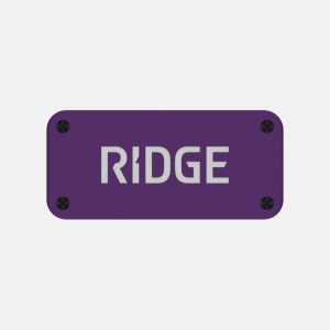 Ridge Logo Plate - Alaska Twilight