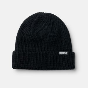 Ridge Classic Cuffed Beanie - Royal Black
