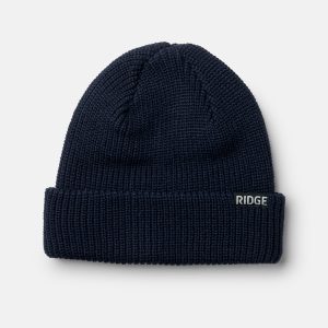 Ridge Classic Cuffed Beanie - Alpine Navy