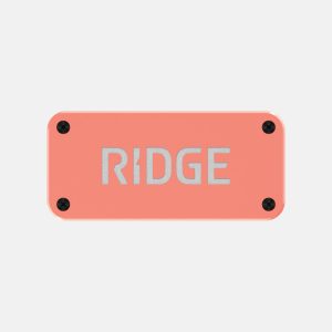 Ridge Logo Plate - Just Peachy