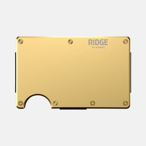 Ridge Wallet - 24K Gold