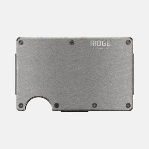 Ridge Wallet - Stonewashed Titanium