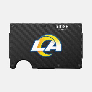 Ridge Wallet - Los Angeles Rams - Carbon Fiber 3k