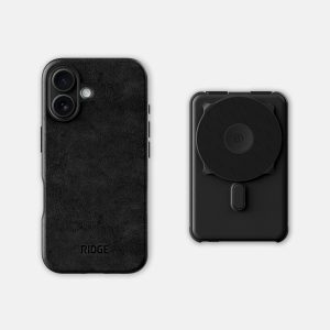 Everyday Charging Kit - iPhone 16 - Midnight Black Leather