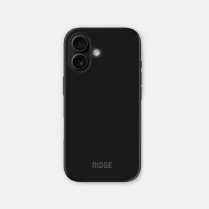 Ridge Phone Case - Matte Black - iPhone 16