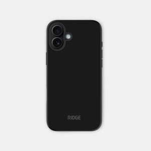 Ridge Phone Case - Matte Black - iPhone 16 Plus