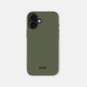 Ridge Phone Case - Matte Olive - iPhone 16 Plus